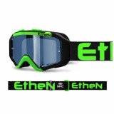 ETHEN MX05133 MASCHERA 05R motokroso akiniai 50mm juoda-žalias logo