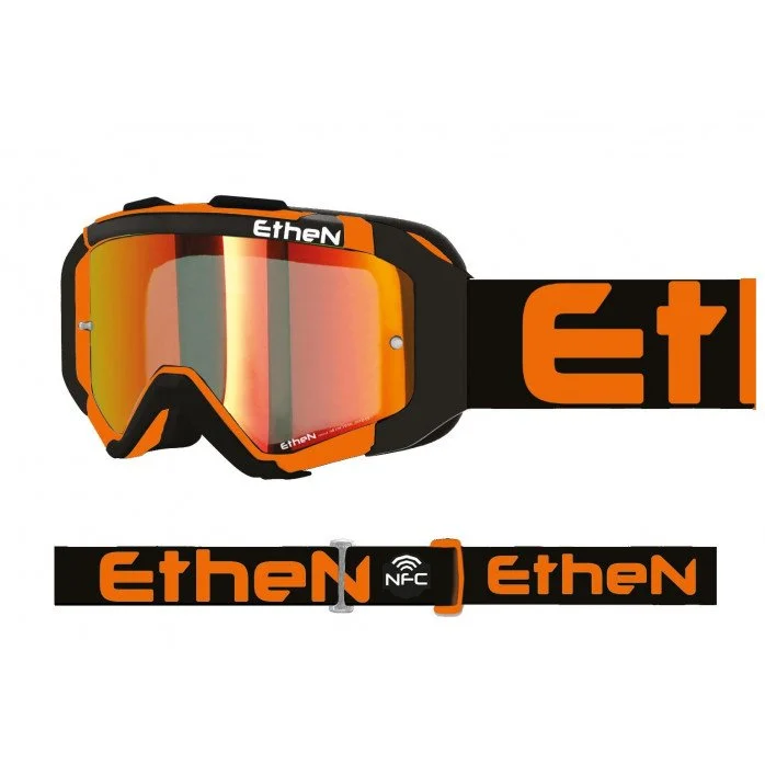 ETHEN MX05136 05R MOTOKROSINIAI AKINIAI ORANŽINĖ/JUODA 50MM