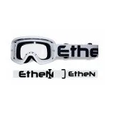 ETHEN MX6502 MASCHERA BIMBO VAIKIŠKI MOTOKROSINIAI AKINIAI BALTA JUODAS LOGO