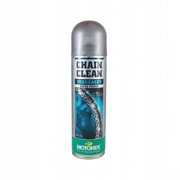 MOTOREX CHAIN CLEAN DEGREASER aerozolinis grandinių ploviklis 500ml