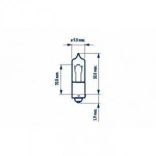 NARVA H21W STANDARD 12V 21W BAY9s lemputė