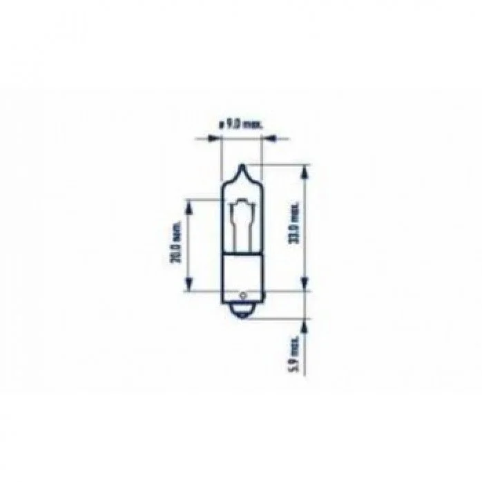NARVA H21W STANDARD 12V 21W BAY9s lemputė