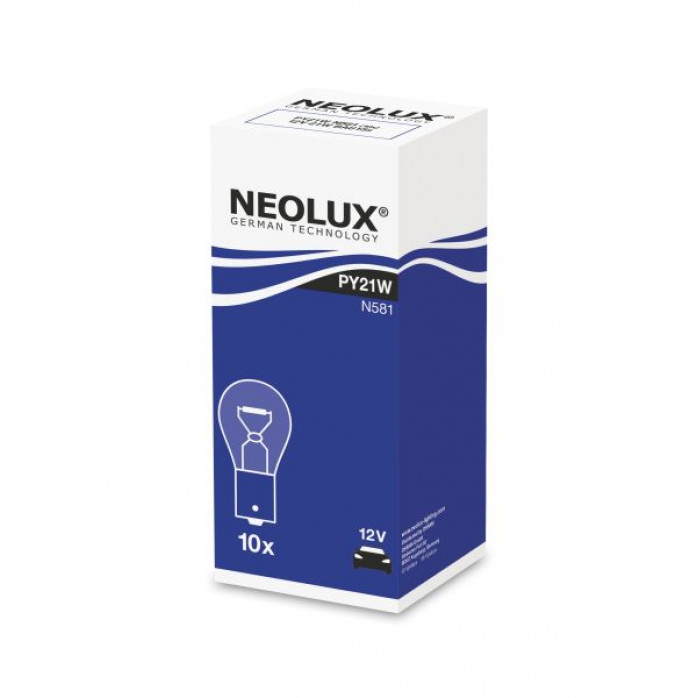 NEOLUX PY21W N581 12V 21W BAU15S lemputė