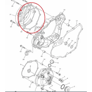 Magneto dangčio tarpinė YAMAHA YZ WR 250F 250FX 14-19