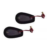 Universalus Chromuotas Klijuojamas Posūkių Žibintų Komplektas BA15S (12V 23W)