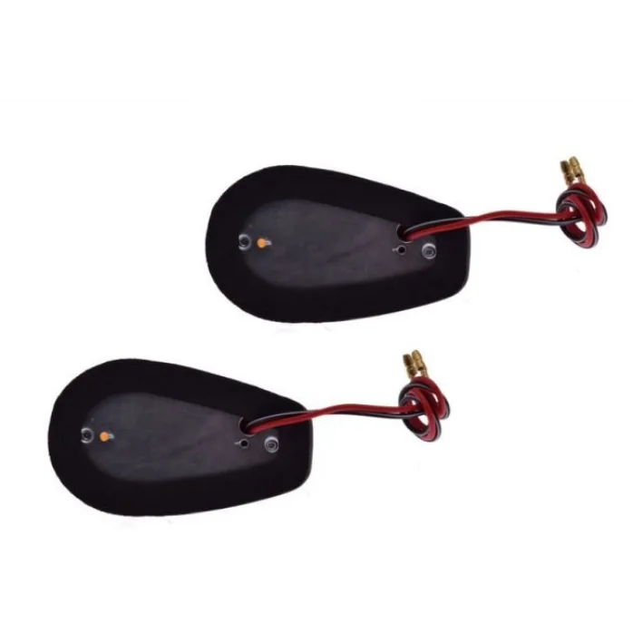 Universalus Chromuotas Klijuojamas Posūkių Žibintų Komplektas BA15S (12V 23W)