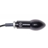 LED Karboninis posūkių žibintų komplektas (12V 1W) M10 x 1,25