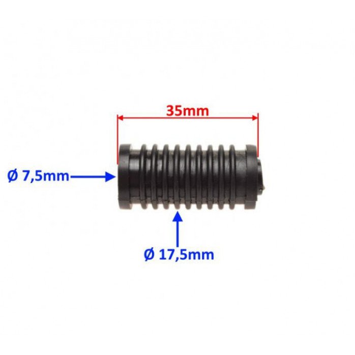 Bėgių perjungimo kojelės guma YAMAHA YZF MT-07 FZ07 XJ6 XJ6N FZ6 FZ6R