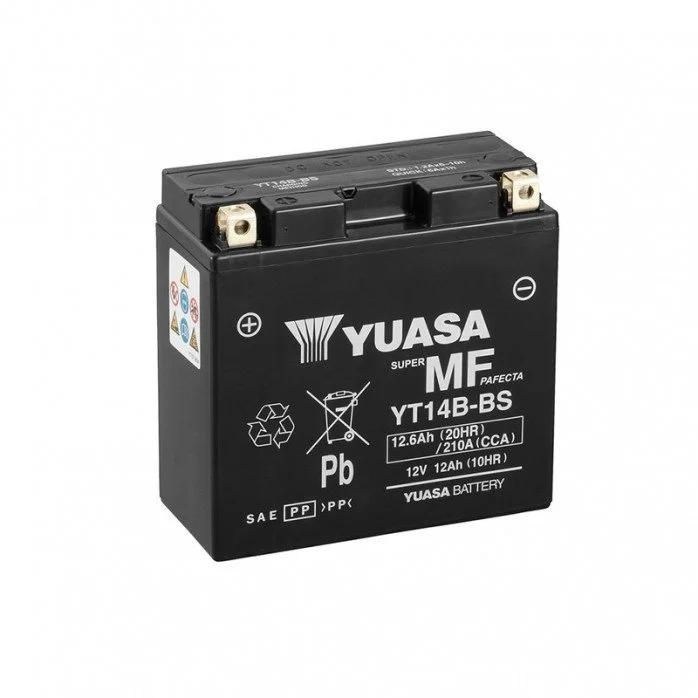 Yuasa Akumuliatorius YT14B-BS 12V 12.6Ah 210A 150x70x145