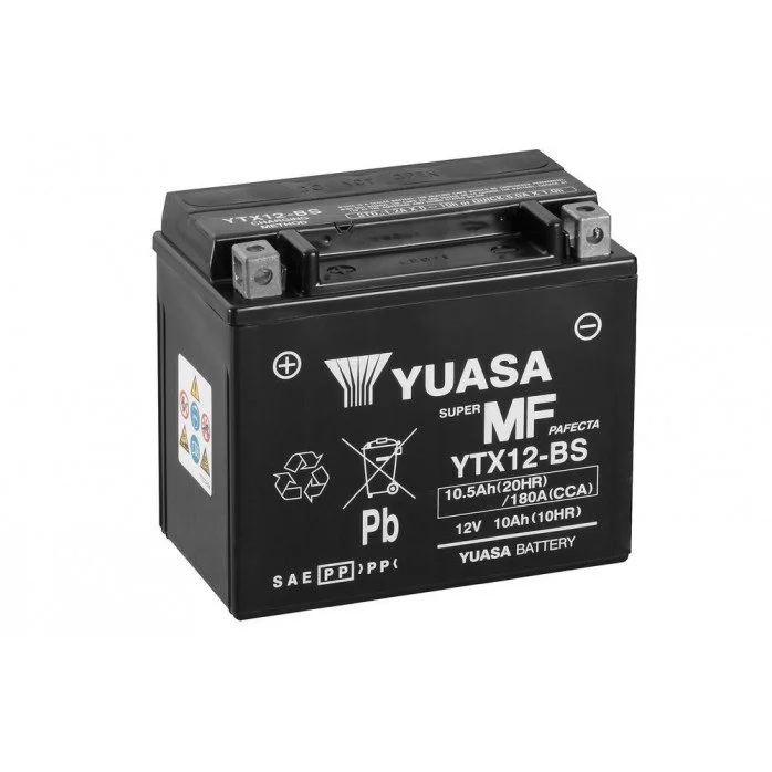 Yuasa Akumuliatorius YTX12-BS 12V 10.5Ah 180A 150x87x130