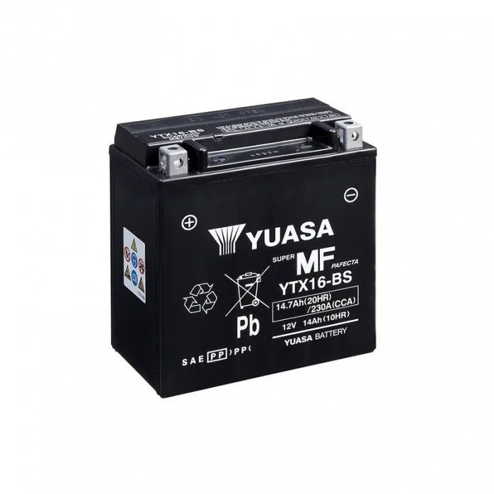 Yuasa Akumuliatorius YTX16-BS 12V 14.7Ah 230A 150x87x161