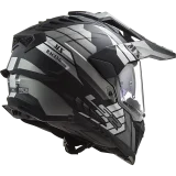 LS2 ŠALMAS MX701 EXPLORER ATLANTIS MATINIS TITANIUM M