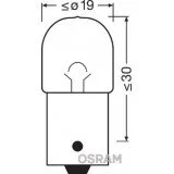 OSRAM BAU15s 5009 095.459 RY10W 12V 10W lemput (oranžinė)