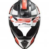LS2 MX437 FAST EVO II MINI STRIKE KROSINIS VAIKIŠKAS ŠALMAS M