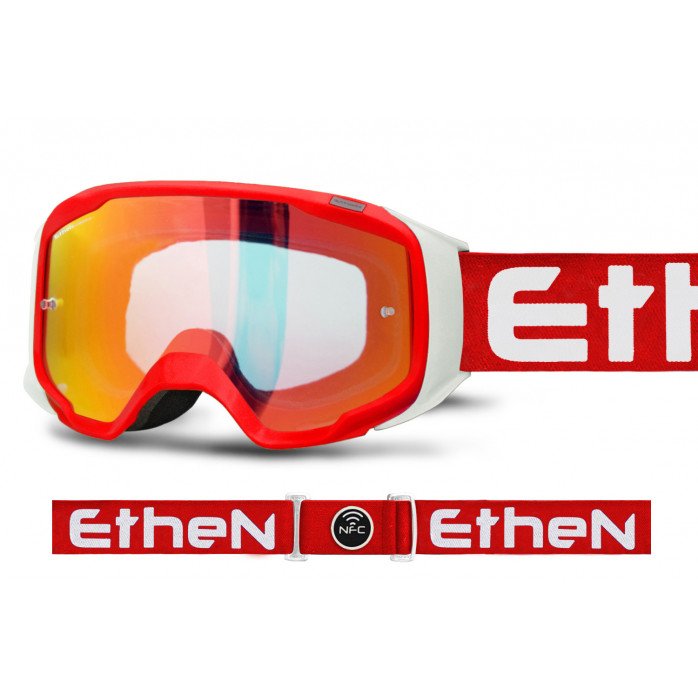 ETHEN GP0602 06R motokroso akiniai 50mm - raudona