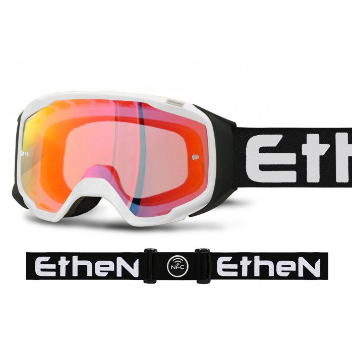 ETHEN GP0608 06R motokroso akiniai 50mm balta