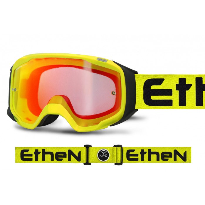 ETHEN GP0609 06R motokroso akiniai 50mm geltona