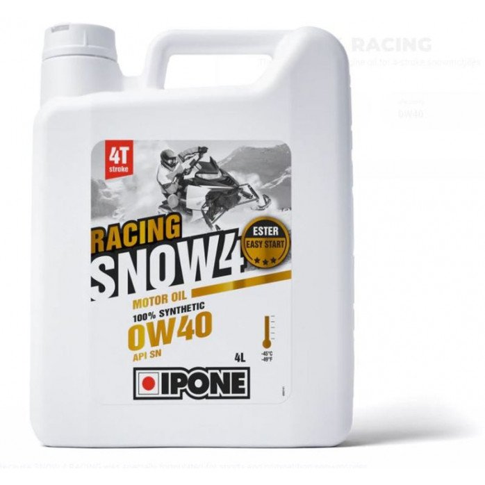 IPONE SNOW RACING 4T 0W40 4ltr (800183)