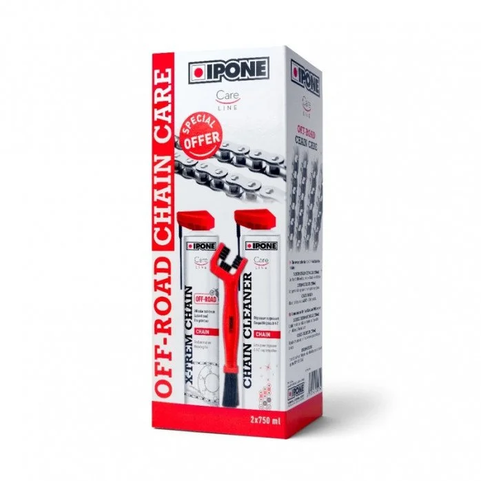 IPONE PACK CHAIN OFF ROAD Grandinės priežiūros rinkinys bekelės/enduro motociklams (800737)