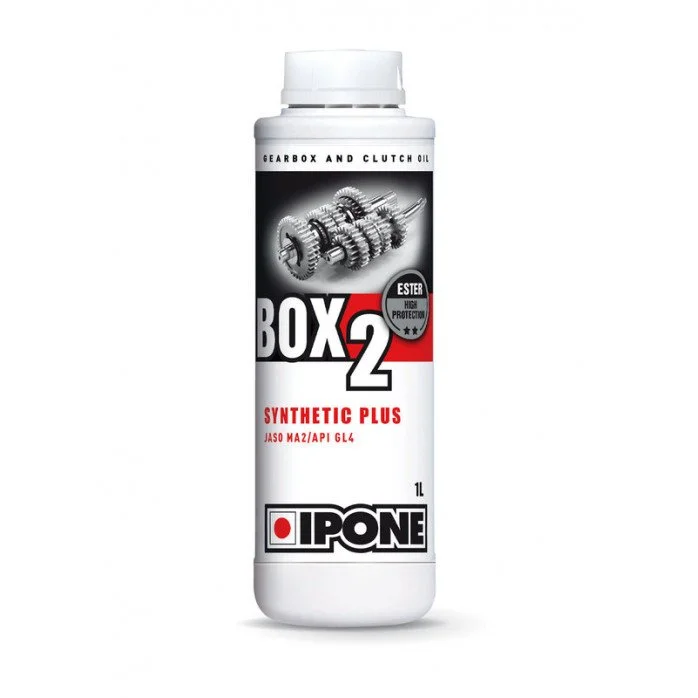 IPONE BOX 2 pusiau sintetinė pavarų dėžių ir šlapios sankabos alyva 1L (800189)