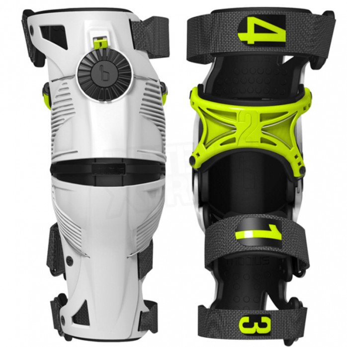 Mobius X8 knee brace white/yellow XS (1010101)
