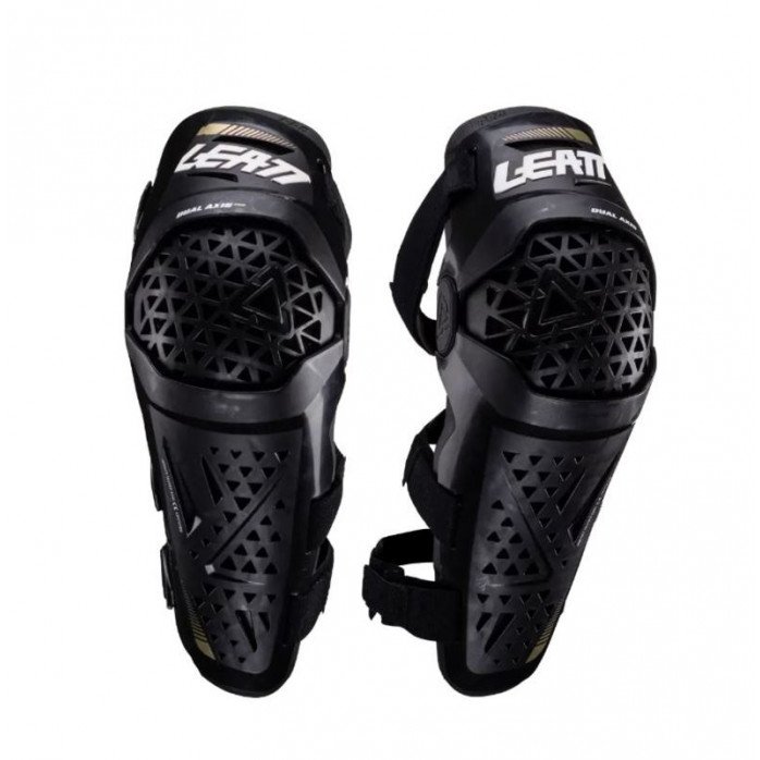 Leatt Dual Axis Pro Kelių Apsaugos -  XXL - Juoda