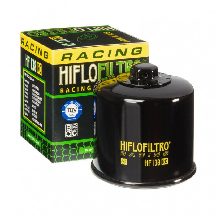 HIFLO Alyvos filtras HF138RC (Racing 17mm)