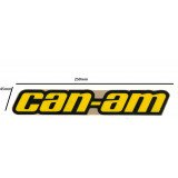 CAN-AM OUTLANDER lipdukai ant sparno - geltona komplektas 250x45mm 225x35mm