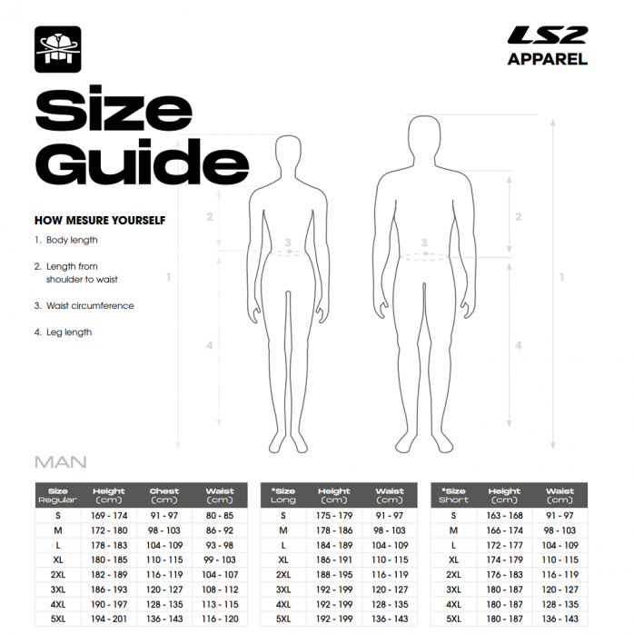 LS2 X-ARMOR APSAUGINĖ VYRIŠKA STRIUKĖ - 3XL-4XL - JUODA/PILKA