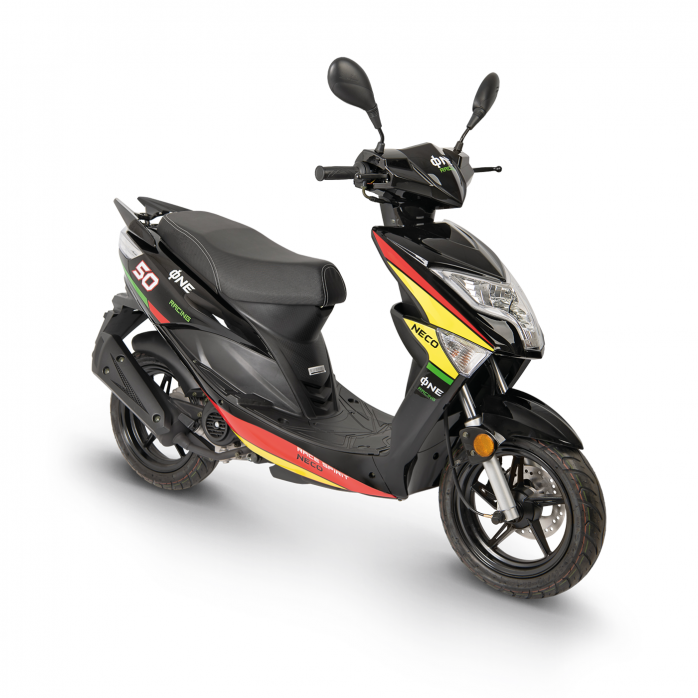 Motoroleris NECO ONE 50CC-12 R BLACK SPORT 45 KM