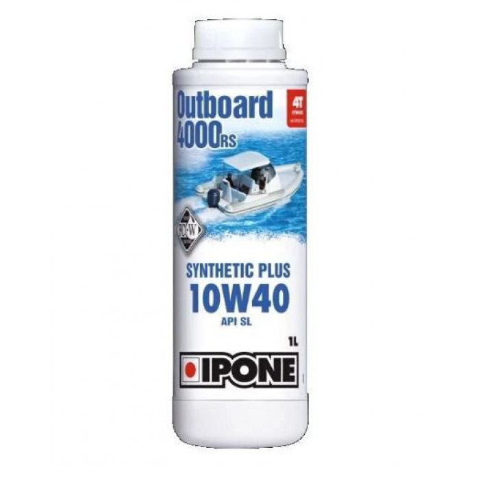 IPONE OUTBOARD 4000 RS 10W40 sintetinė vandens transporto 4T variklių alyva 1L (800573)