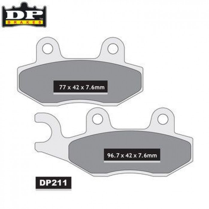 DP Brakes Off-Road/ATV (SDP Pro-MX Compound) Brake Pads - Front Yamaha YZ125-250 89-97