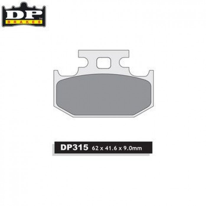 DP Brakes Off-Road/ATV (SDP Pro-MX Compound) Brake Pads - Rear Yamaha YZ125-250 90-97