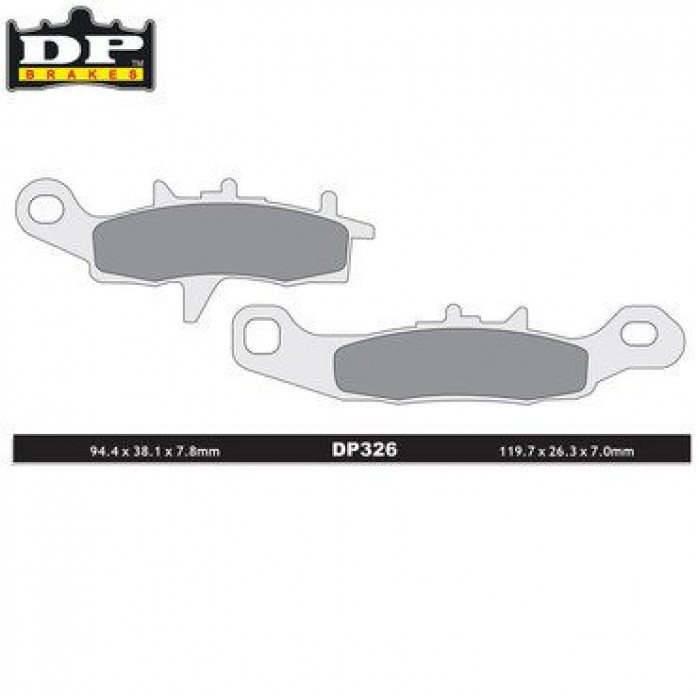 DP Brakes Off-Road/ATV (DP Compound) Brake Pads - Front Kawasaki KX80-100 97-16 RM85 05-16