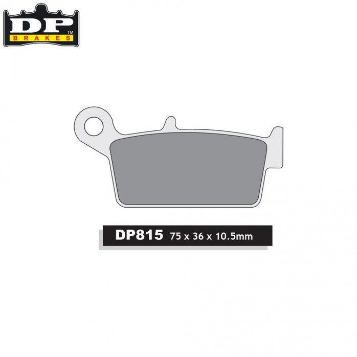 DP Brakes Off-Road/ATV (SDP Pro-MX Compound) Brake Pads - Rear Honda CR80-85 92-07 125-250 88-01 Kawasaki KX125-250 95-08 Suzuki RM125-250 89