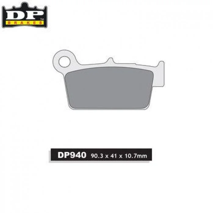 DP Brakes Off-Road/ATV (DP Compound) Brake Pads - Rear Kawasaki KXF250-450 04-16 Suzuki RMZ250-450 04-16 Yamaha YZ/YZF125-450 03-16