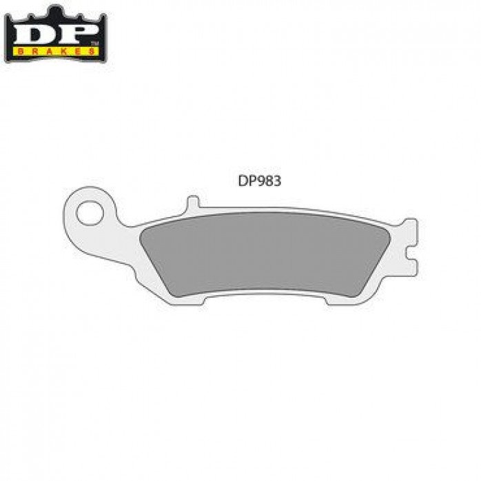 DP Brakes Off-Road/ATV (DP Compound) Brake Pads - Front Yamaha YZ/YZF125-450 08-18 YZF250 07-18