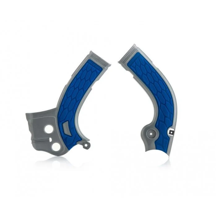 ACERBIS RĖMO APSAUGOS X-GRIP YZF 250 14-16 + 450 14-15 + WRF250 15/16 - SIDABRINĖ/MĖLYNA