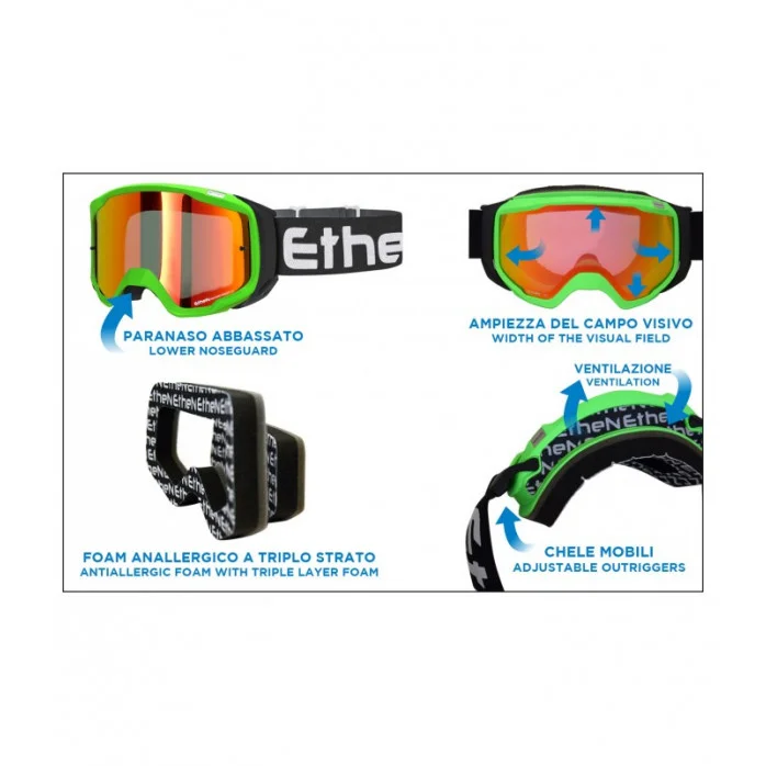 ETHEN GP0649 06R motokroso akiniai 50mm
