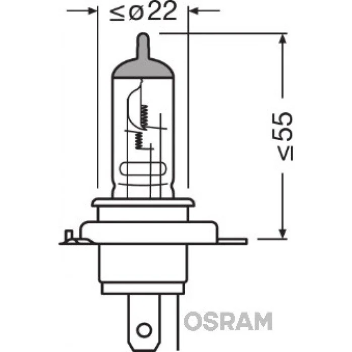 OSRAM PX43t 64185 HS1 12V 35/35W lemputė
